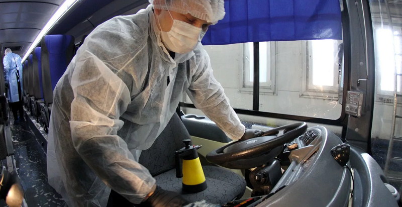 дезинфекция грузовика